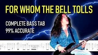 For Whom the Bell Tolls bass tab (with FULL intro)