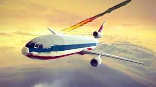 Real Airplane Disasters and Emergency Landings #10 | Besiege