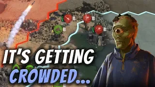 Civilization 6 Red Death - It's Getting Crowded Around Here