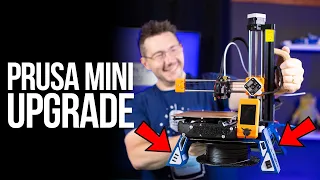 Incredible PRUSA MINI Upgrade! PRINT AT HOME!