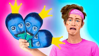 Extreme MAKEOVER Into INCREDIBLE! I Became RAINBOW FRIEND with Viral Hacks by La La Life Emoji