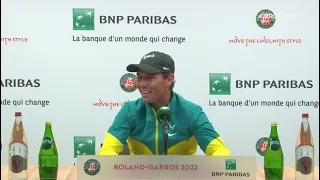 Rafael Nadal Press conference / R4 RG'22