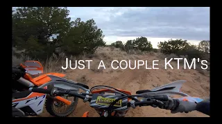 After work rip on a couple 2023 KTM's