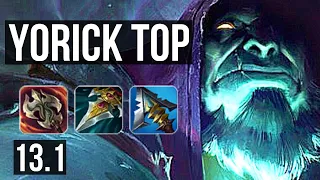 YORICK vs TEEMO (TOP) | Rank 4 Yorick, 7/2/3 | EUW Challenger | 13.1