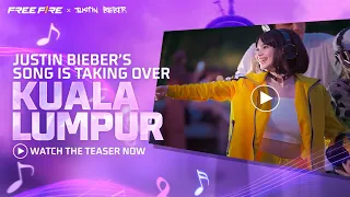 Free Fire 5th Anniversary | Justin Bieber's Beautiful Love: Flashmob Teaser