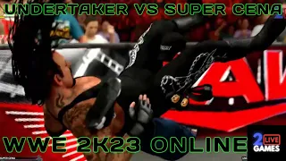 Hilarious Table Match: Undertaker vs Super Cena in WWE 2K23!"