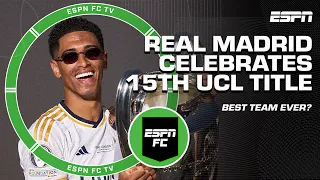 REAL MADRID CELEBRATES 15TH EUROPEAN CUP 🙌 'It's remarkable!' - Alex Kirkland [REACTION] | ESPN FC