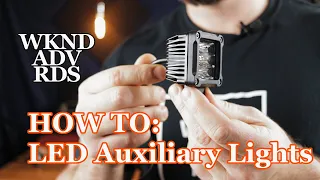 How to install LED Auxiliary lights on your Motorcycle for $50