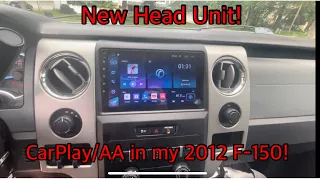Steering Wheel Control Setup on an Android Apple CarPlay Head unit in a 2012 Ford F-150