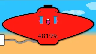 B-Battery Overcharging Animation 0 to 5000 and Discharging 5000 to 0