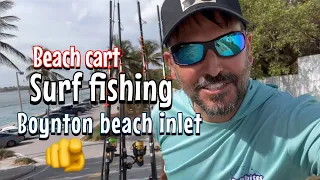 Boynton Beach Surf fishing access. South Florida beach