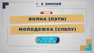 11 декабря 20:30 Волна (ЛЭТИ) - Молодежка (СПбПУ)