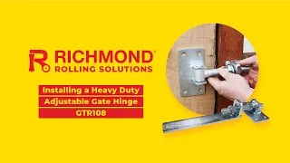 DIY | Easily install and level your gate with Richmond’s adjustable hinges