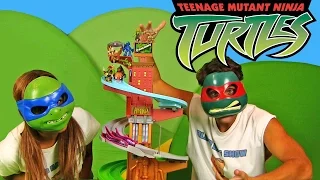 Teenage Mutant Ninja Turtles Race to the Sewer Trackset!  | Blind Bag Show Ep46 || Konas2002