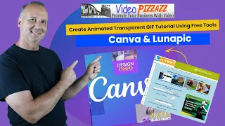 How To Create Animated Transparent GIF Tutorial Using Free Tools - Canva and Lunapic