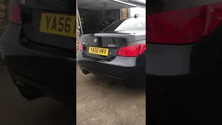 Bmw 550i with exhaust cutout