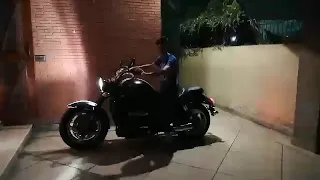 Triumph rocket 3 start-up and exhaust sound