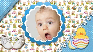 👶Готовый проект ProShow Producer - My first album - baby boy,  мой первый альбом-малыш.