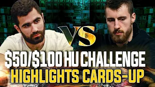 💲50/💲100 Stefan11222🆚limitless HU Challenge Top Pots Ep23 Cards-UP Highlights High Stakes Cash Game