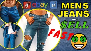 Top 35 Fastest Selling Brands of Men's Jeans on Ebay (50%+ STR)