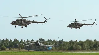 Вертолётная катавасия! (Helicopters confusion!) Аэродром Кубинка, форум "Армия-2021".