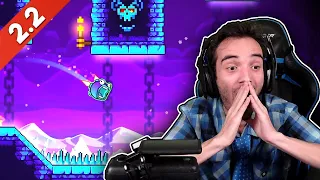 GUITAR REACTS TO GEOMETRY DASH 2.2 UPDATE SNEAK PEEK