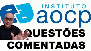 QUESTÕES AOCP PROCESSO PENAL