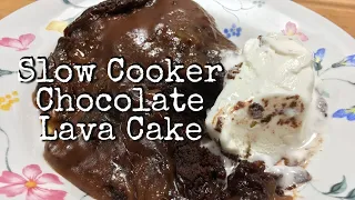 Slow Cooker Chocolate Lava Cake / Chocolate Lava Cake Recipe