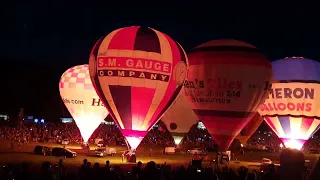 Bristol  balloon  Festival  night glow 2022