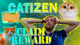 CATIZEN CLAIM REWARDS  🔥 Сколько AIRDROP за кота 150ЛВЛ? 🔥 10 Дней бесплатный майнинг