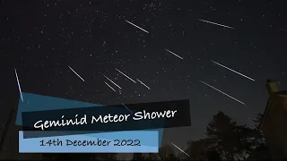 Geminid Meteor Shower, Dec 2022