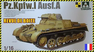 🏆 Revue de boite: Panzer 1 Takom 1/16