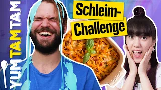 Schleim-Challenge #1 // Kann Felix das Rezept ohne bestimmte Begriffe erklären? // #yumtamtam