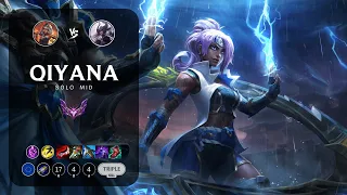 Qiyana Mid vs Syndra - EUW Master Patch 13.18