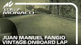 VINTAGE ONBOARD | Juan Manuel Fangio at Monaco 1957 | #assettocorsa