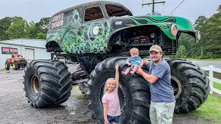 Diggers Dungeon - Visiting the Home of the Grave Digger Monster Truck