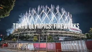 【4K Video & Photos】Fireworks - Tokyo Olympics Opening Ceremony (July 23rd 2021)