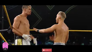 Grayson Waller NXT debut match (Tag Team Match con Drake Maverick vs Imperium)