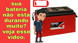 Comprou ou vai comprar baterias Freedom você precisa ver esse vídeo