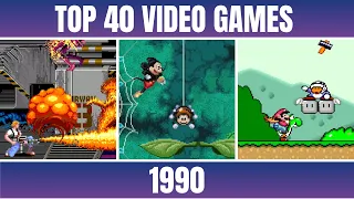 Top 40 Video Games From 1990 (Ranked)