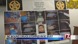 500+ pounds of meth destined for NC is seized; 2 arrested