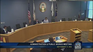 Administration and Public Works Committee Meeting 9-12-2022