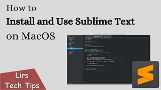 How to Install and Use Sublime Text on MacOS