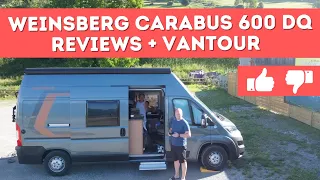 VAN TOUR | VAN LIFE Review of Weinsberg Carabus 600 DQ