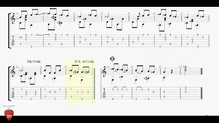 7-40 Russian folk Dance - Guitar Tab