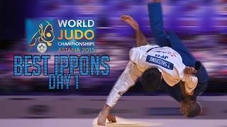 Best Ippons of Day 1 | World Championships Astana 2015 | JudoHeroes