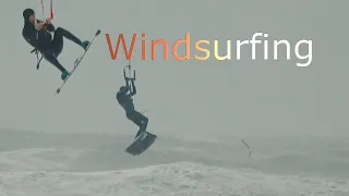 Windsurfing Kijkduin The Netherlands 4K