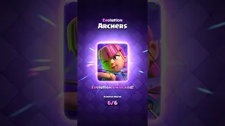 New EVOLUTION ARCHERS Full Guide 🏹 #clashroyale #shorts