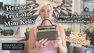 Unboxing Hermes Tri-Color Mini Kelly! & Comparison w/Chanel Phone Holder Luxury Designers w/~~Dani B