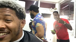 Famous barbers at one place / Sosua / gettin a haircut